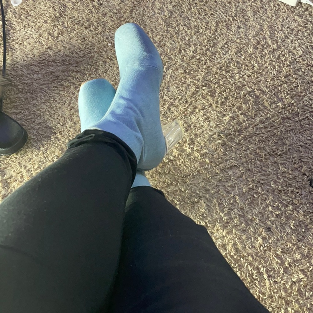 Denim Booties